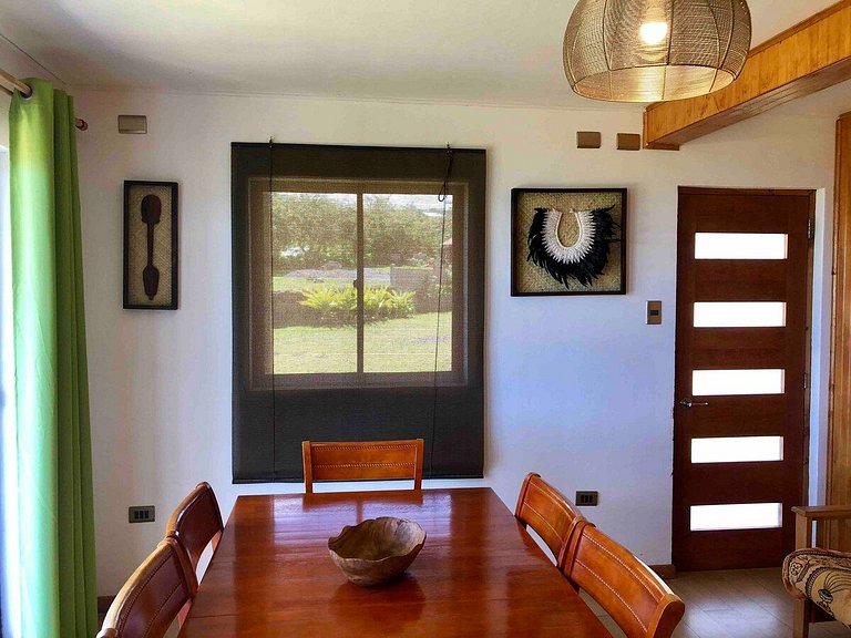 Cabaña frente al mar y con vista a los moai - Vaimiti