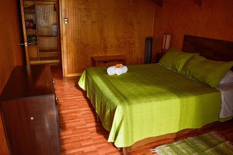 Cabaña Manoa con vista al mar