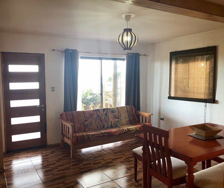 Cabaña Vave frente al mar y con vista a los moai