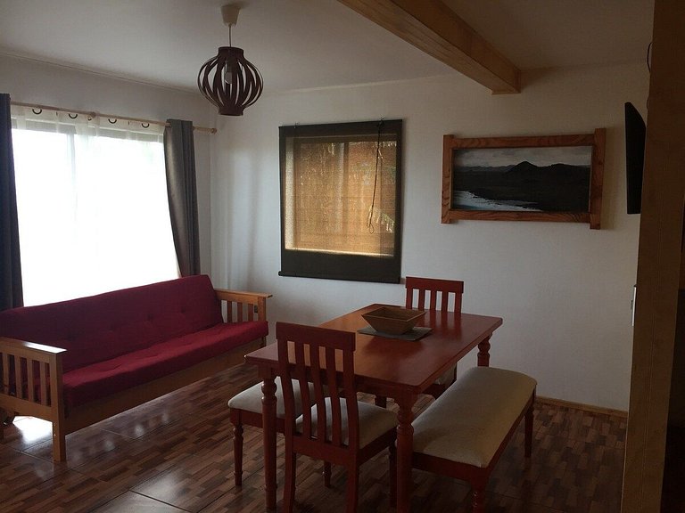 Cabaña Vave frente al mar y con vista a los moai