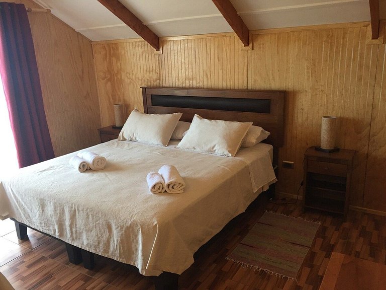 Cabaña Vave frente al mar y con vista a los moai