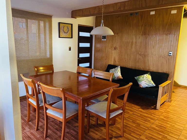 Cabaña Manoa con vista al mar