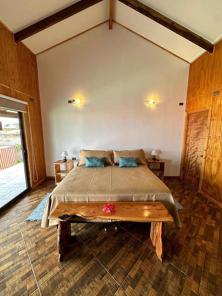 Habitación con cocina y baño privado