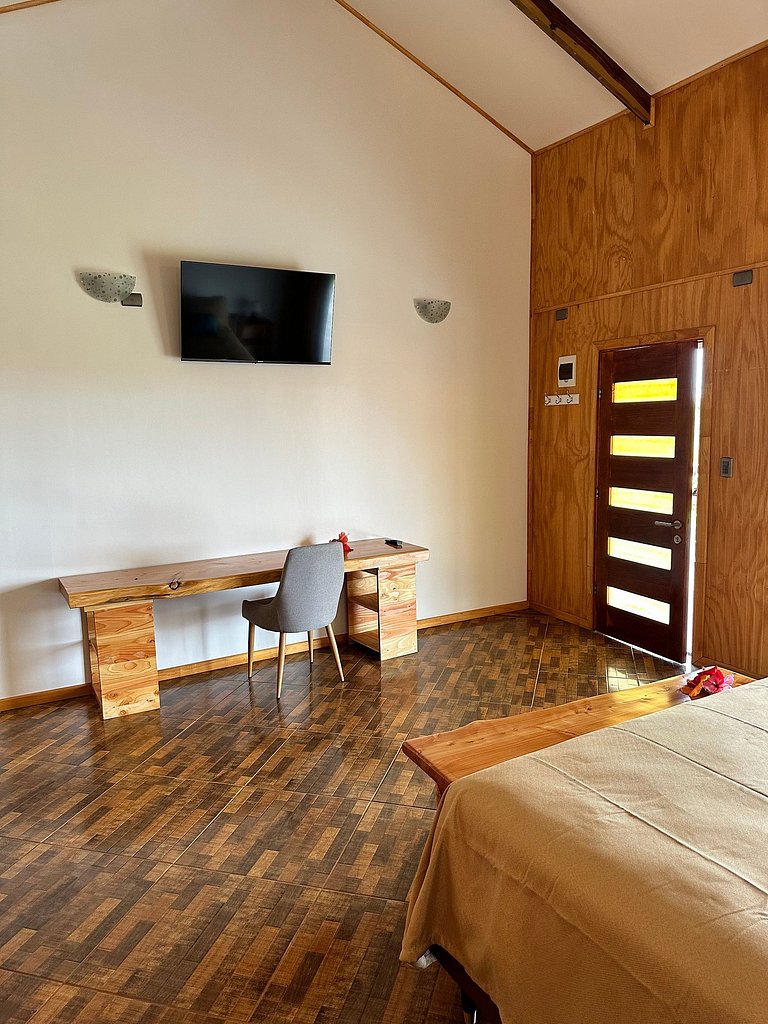 Habitación con cocina y baño privado
