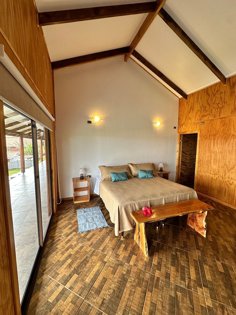 Habitación con cocina y baño privado
