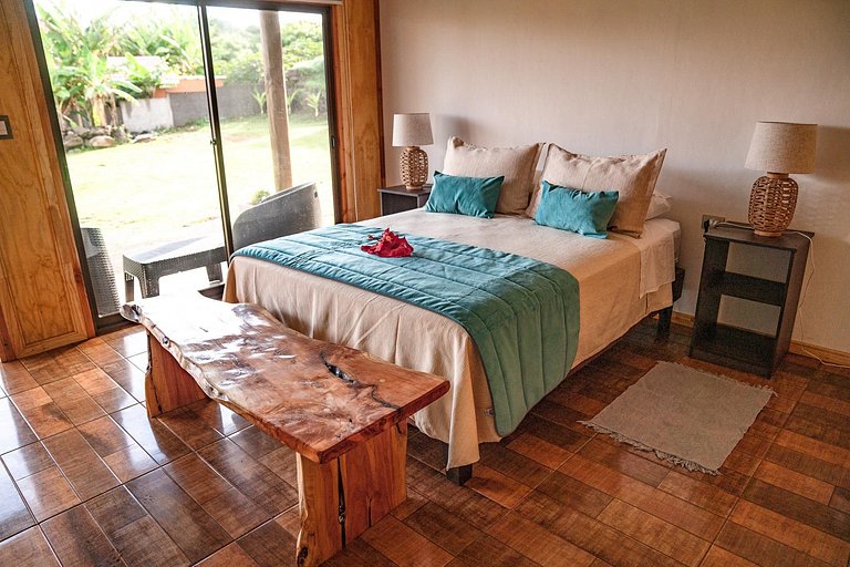 Habitación con cocina y baño privado
